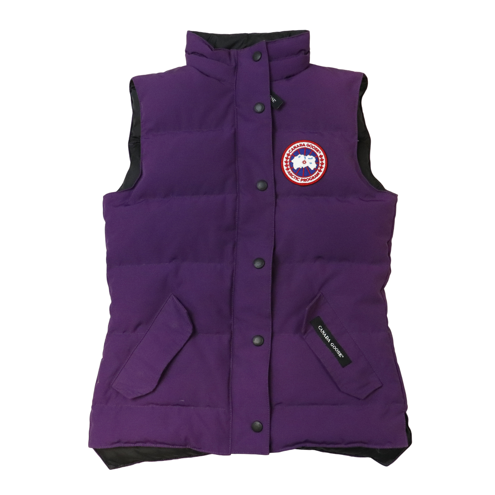 Canada Goose Purple Puffer Vest Size XXS